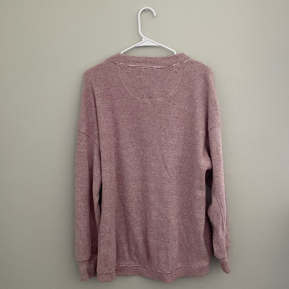 Aerie Women’s Cozy Red Oversized Sweater Size Small - Picture 2 of 5